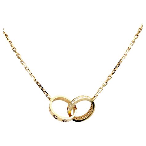 cartier love ring necklace.